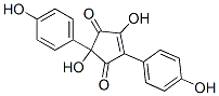 2,4-Dihydroxy-2,5-bis(4-hydroxyphenyl )-4-cyclopentene-1,3-dione Structure,52077-14-2Structure