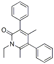 1-Ethyl-4,6-dimethyl-3,5-diphenyl-2(1h)-pyridinone Structure,52148-69-3Structure