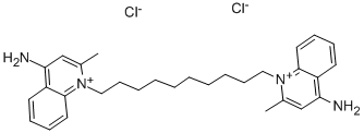 Dequalinium chloride Structure,522-51-0Structure