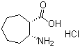 (1S,2r)-(+)-2-aminocycloheptanecarboxylic acid hydrochloride Structure,522644-09-3Structure