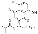 異丁酰紫草素結(jié)構(gòu)式_52438-12-7結(jié)構(gòu)式