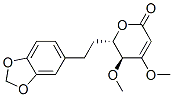 (5S,6s)-6-[2-(1,3-苯并二氧雜環(huán)戊烯l-5-基)乙基]-5,6-二氫-4,5-二甲氧基-2H-吡喃-2-酮結(jié)構(gòu)式_52526-02-0結(jié)構(gòu)式