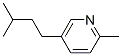 5-Isopentyl-2-methylpyridine Structure,52535-39-4Structure