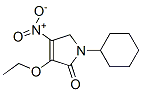 4-Nitro-1-cyclohexyl-3-ethoxy-1,5-dihydro-2h-pyrrol-2-one Structure,52555-22-3Structure