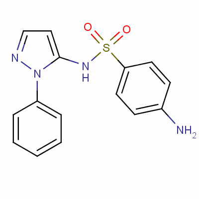 磺胺苯吡唑結(jié)構(gòu)式_526-08-9結(jié)構(gòu)式