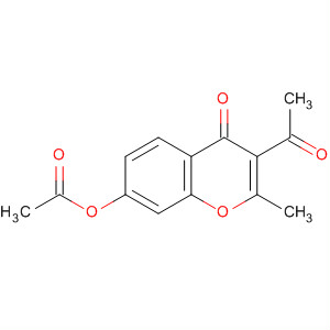 7-Acetoxy-3-acetyl-2-4h-1-benzopyran-4-one Structure,52751-48-1Structure