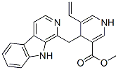 (+)-5-乙烯基-1,4-二氫-4-(9h-吡啶并[3,4-b]吲哚-1-甲基)-3-吡啶羧酸甲酯結(jié)構(gòu)式_52811-48-0結(jié)構(gòu)式