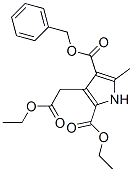 4-Benzyl 2-ethyl 3-(2-ethoxy-2-oxoethyl)-5-methyl-1H-pyrrole-2,4-dicarboxylate Structure,52887-35-1Structure