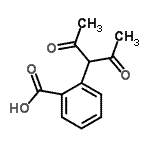 3-(2-Carboxyphenyl)pentane-2,4-dione Structure,52962-26-2Structure