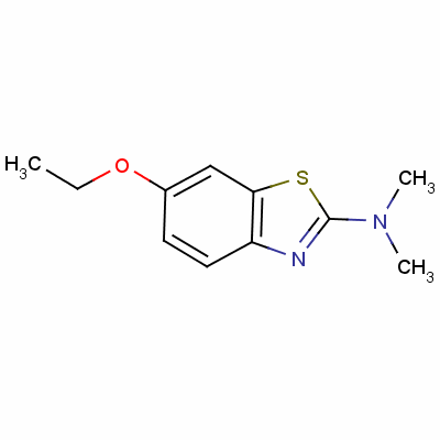 N-(6-ethoxy-1,3-benzothiazol-2-yl)-n,n-dimethylamine Structure,5304-29-0Structure