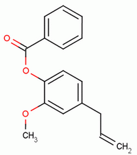 4-Allyl-2-methoxyphenyl benzoate Structure,531-26-0Structure