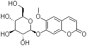 東莨菪苷結(jié)構(gòu)式_531-44-2結(jié)構(gòu)式