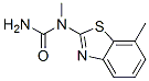 (9CI)-n-甲基-n-(7-甲基-2-苯并噻唑)-脲結(jié)構(gòu)式_53284-70-1結(jié)構(gòu)式