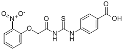 4-[[[[(2-Nitrophenoxy)acetyl ]amino]thioxomethyl ]amino]-benzoic acid Structure,532940-59-3Structure