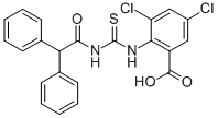 3,5-Dichloro-2-[[[(diphenylacetyl)amino]thioxomethyl ]amino]-benzoic acid Structure,532941-89-2Structure