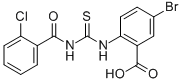 5-Bromo-2-[[[(2-chlorobenzoyl)amino]thioxomethyl ]amino]-benzoic acid Structure,532944-32-4Structure