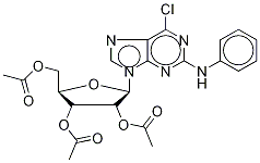 6-Chloro-n-phenyl-9-(2,3,5-tri-o-acetyl-beta-d-ribofuranosyl)-9h-purin-2-amine Structure,53296-14-3Structure