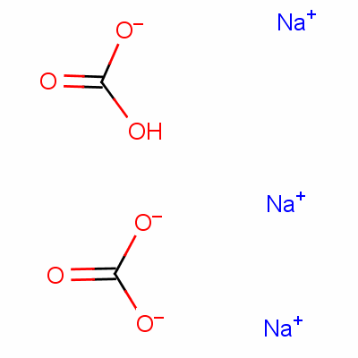 Trisodium hydrogendicarbonate dihydrate Structure,533-96-0Structure