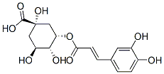 [1S-(1alpha,3beta,4beta,5alpha)]-3-[[3-(3,4-二羥基苯基)-1-氧代烯丙基]氧基]-1,4,5-三羥基環(huán)己烷羧酸結(jié)構(gòu)式_534-61-2結(jié)構(gòu)式