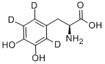 3-(3,4-Dihydroxyphenyl-2,5,6-d3)-L-alanine Structure,53587-29-4Structure