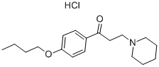 1-(4-Butoxyphenyl)-3-(1-piperidinyl)-1-propanone hydrochloride Structure,536-43-6Structure