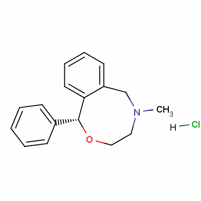 (R)-3,4,5,6-tetrahydro-5-methyl-1-phenyl-1h-2,5-benzoxazocine hydrochloride Structure,53625-25-5Structure