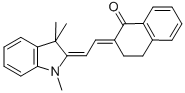 (2E)-2-[(2e)-2-(1,3,3-三甲基-1,3-二氫-2H-吲哚-2-基)亞乙基]-3,4-二氫萘-1(2H)-酮結(jié)構(gòu)式_53704-25-9結(jié)構(gòu)式