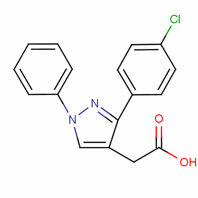 氯那唑酸結構式_53808-88-1結構式