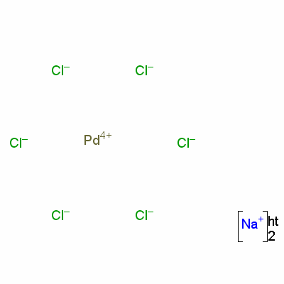 六氯鈀酸鈉結(jié)構(gòu)式_53823-60-2結(jié)構(gòu)式