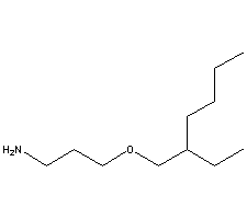 3-異辛氧基丙胺結(jié)構(gòu)式_5397-31-9結(jié)構(gòu)式