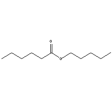 己酸戊酯結(jié)構(gòu)式_540-07-8結(jié)構(gòu)式