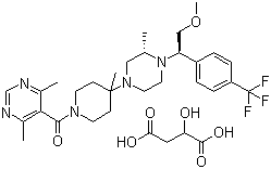 Vicriviroc malate結(jié)構(gòu)式_541503-81-5結(jié)構(gòu)式