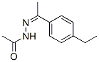 Acetic acid,[1-(4-ethylphenyl)ethylidene]hydrazide (9ci) Structure,543717-11-9Structure