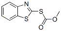 S-1,3-benzothiazol-2-yl o-methyl carbonothioate Structure,54420-79-0Structure