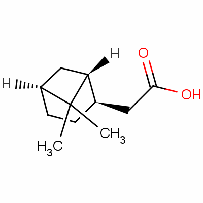 [1R-(1alpha,2beta,5alpha)]-6,6-dimethylbicyclo[3.1.1]heptan-2-acetic acid Structure,54631-12-8Structure