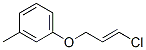 1-[(3-Chloro-2-propenyl )oxy]-3-methylbenzene Structure,54644-22-3Structure