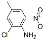 2-Chloro-4-methyl-6-nitroaniline Structure,5465-33-8Structure