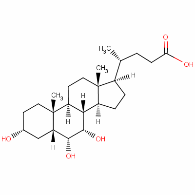 豬膽酸結(jié)構(gòu)式_547-75-1結(jié)構(gòu)式