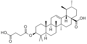 3-(3-Carboxy-1-oxopropoxy)-,(3b)-urs-12-en-28-oic acid Structure,54717-85-0Structure