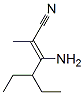 (2Z)-3-amino-4-ethyl-2-methyl-2-hexenenitrile Structure,549533-54-2Structure