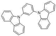 1,3-Bis(carbazol-9-yl)benzene； mcp Structure,550378-78-4Structure