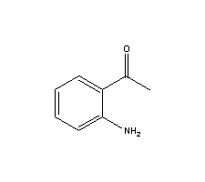 鄰氨基苯乙酮結構式_551-93-9結構式