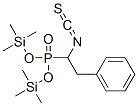 (1-異硫代氰?；?2-苯基乙基)磷酸 雙(三甲基甲硅烷基)酯結(jié)構(gòu)式_55108-94-6結(jié)構(gòu)式