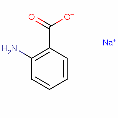 鄰氨基苯甲酸鈉結(jié)構(gòu)式_552-37-4結(jié)構(gòu)式