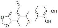 3-(6-乙烯-4-甲基-1,3-苯并二氧雜環(huán)戊烯l-5-基)-1,2,3,4-四氫-2-甲基-7,8-異喹啉二醇結(jié)構(gòu)式_55299-21-3結(jié)構(gòu)式