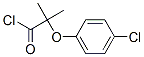 2-(4-Chlorophenoxy)-2-methylpropanoyl chloride Structure,5542-60-9Structure