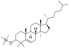 [(3S,5R,10S,13R,14R,17R)-17-[(1S)-1,5-二甲基己-4-烯基]-4,4,10,13,14-五甲基-2,3,5,6,7,11,12,15,16,17-十氫-1H-環(huán)戊二烯并[a]菲-3-基]氧基-三甲基-硅烷結(jié)構(gòu)式_55493-84-0結(jié)構(gòu)式