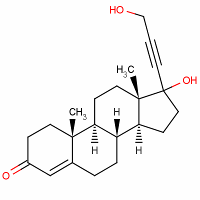 17Beta-hydroxy-17-(3-hydroxy-1-propynyl)androst-4-ene-3-one Structure,55542-26-2Structure