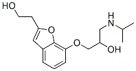 2-(Hydroxyethyl)-7-(2-hydroxy-3-isopropylaminopropoxy)benzofuran Structure,55636-92-5Structure