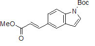 1-Boc-5-(3-methoxy-3-oxo-1-propenyl)-1h-indole Structure,561307-71-9Structure